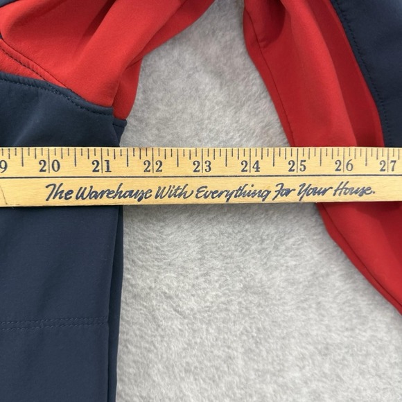 Ariat Jacket Women XL Blue Red Team Softshell Full Zip Wind Water Resistant - Picture 6 of 10